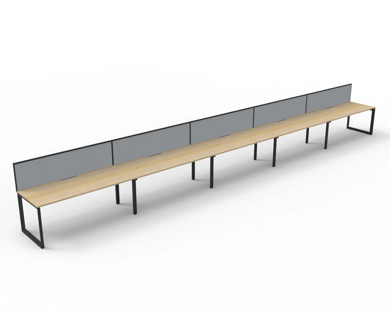 Loop 5 Person Single Sided Workstation